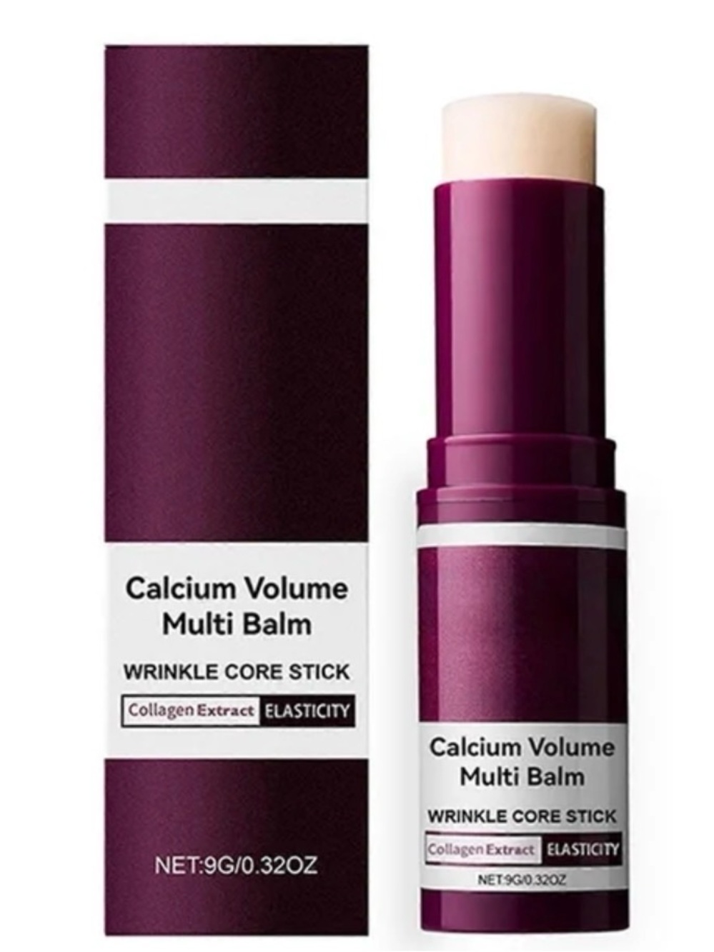 4Pack Calcium Volume Multi Balm Wrinkle Core Stick - Purple  NWT/NIB